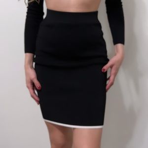 Alexander Wang black skirt